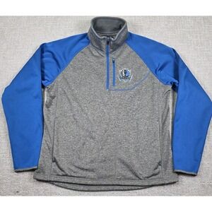 Dallas Mavericks NBA GIII Carl Banks Sz Large 1/4 Zip Jacket Cooper Flagg NWOT